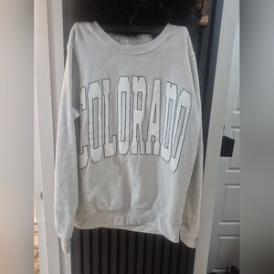 CO Women's Cream Crew Neck Sweater